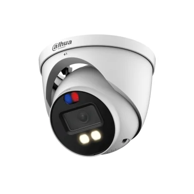 Cameră de supraveghere dome HDCVI 5MP cu Iluminare Duală Inteligentă și Descurajare Activă HAC-ME1509HP-A-PV