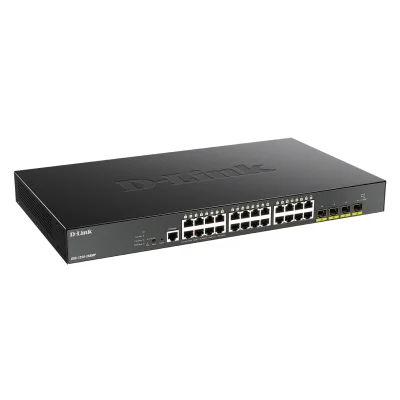 SWT 24port maxPoE 128Gb DGS-1250-28XMP/E