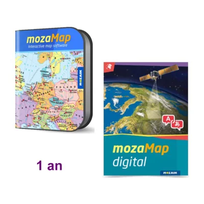 Clasele gimnaziale - Atlas Geografic Digital Multilingv, 1 an