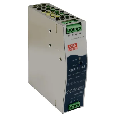 Sursă de alimentare pe șină DIN SDR 48V/75W/1.6A SDR-75-48