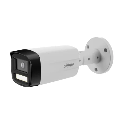 Cameră de supraveghere video bullet HDCVI 5MP Full-color cu lentilă fixă HAC-HFW1509TMP-A-LED-0360B-S2