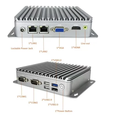 Mini PC industrial (fanless) PC8505, 8G, 256G, Win 11pro