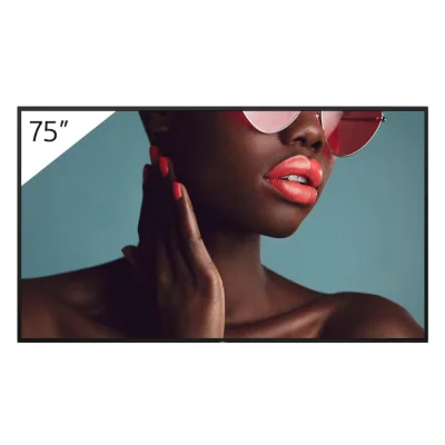 Display profesional 75" Sony Bravia, FW-75BZ40L, 700cd, 24/7, Landscape/Portrait, AirPlay/Chromecast, garantie 5 ani
