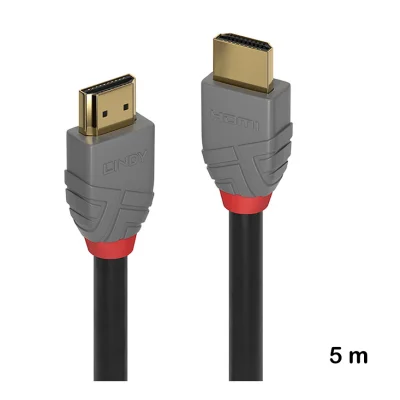 Cablu HDMI High Speed, 5 m, Lindy, Anthra Line