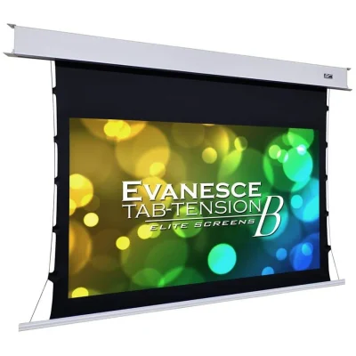 Ecran proiectie electric, 222 x 125cm, incastrabil in tavan, Tensionat, EliteScreens Evanesce ETB100HW2-E12, format 16:9