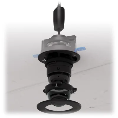 Dome camera mounting accessory for reces