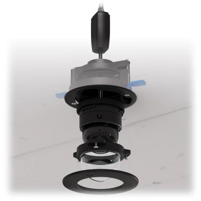 Dome camera mounting accessory for reces