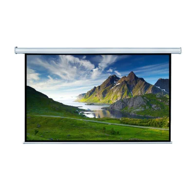 Ecran proiectie electric, perete/tavan, 200 x 113 cm, Blackmount, cu telecomanda, Format 16:9