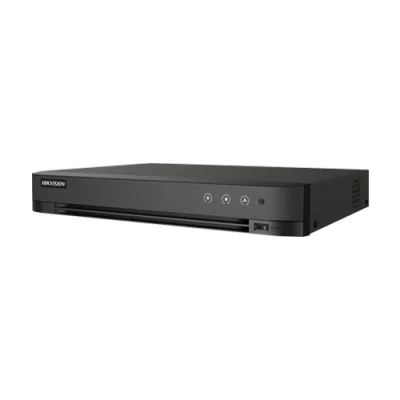 DVR AcuSense, 4 ch analog max. 4K+ 4 ch IP max. 4K, Alarma I/O - HIKVISION iDS-7204HTHI-M1-S(4A+4/1ALM)