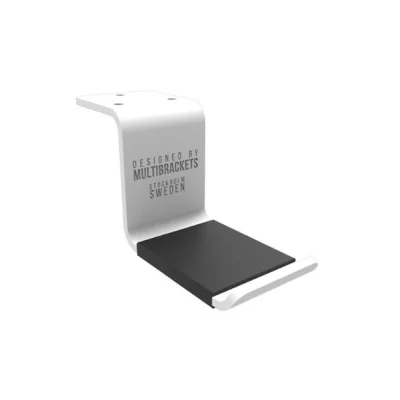 Suport de casti Multibrackets MB-1855, cu prindere de birou, alb