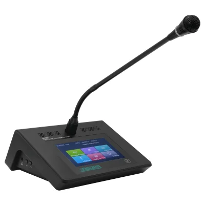 Microfon digital delegat de audioconferinta cu vot si Touchscreen DSPPA D7222