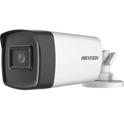 Camera AnalogHD 5MP, lentila 2.8mm, IR 40m, AUDIO integrat - HIKVISION DS-2CE17H0T-IT3FS-2.8mm