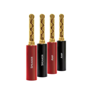 Mufa banana Audioquest SureGrip 100, Gold plated, (bucata)