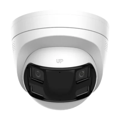 Camera IP Dual lens 6MP, 2 x lentila 2.8mm 180°, IR & WL 30m ColorVu, Audio+Stroboscop - HIKVISION DS-2CD1367G2HP-LIUF-SL-2.8mm