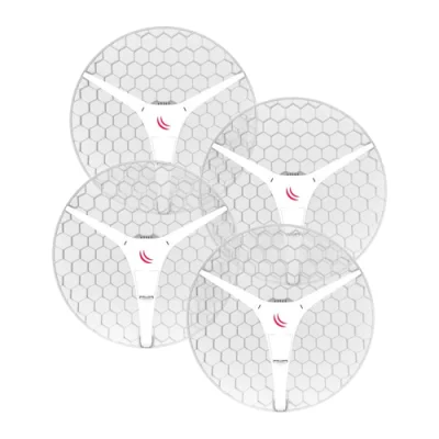 Pachet 4 bucati - LHG XL 5 ac antena 27dBi 5GHz, 802.11ac, 1 x Gigabit, PoE - MikroTik RBLHGG-5acD-XL(4 buc)