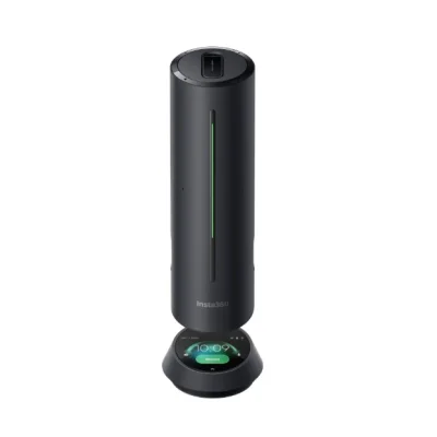 Speakerphone omnidirectional Insta360 Wave, 8 mics, Full-duplex Audio, AI recorder, captare voce 5m, 12 ore de conversaț