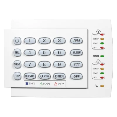 TASTATURA CABLATA LED CU 10 ZONE, ORIZONTALA
