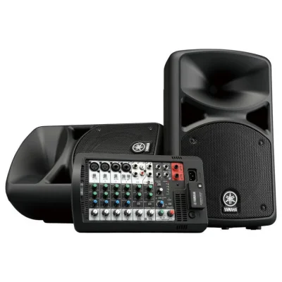 Sistem portabil PA 2x200W YAMAHA STAGEPAS 400BT, Mixer detasabil, Bluetooth