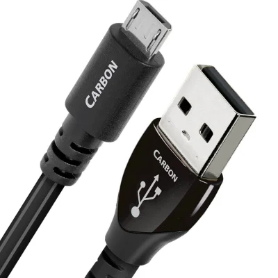 Cablu AudioQuest Carbon USB A - Micro USB, 0.75m