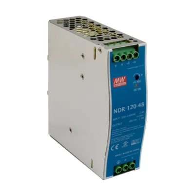 Sursa de alimentare in comutatie, 48V/2.5A, 120W, sina DIN - MEAN WELL NDR-120-48
