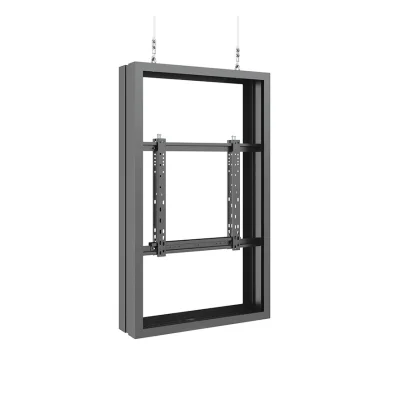 Carcasa de Interior pentru 2 LCD spate-la-spate, de tavan pe fir Multibrackets MB-3946, diagonale 50", max.50 kg, negru