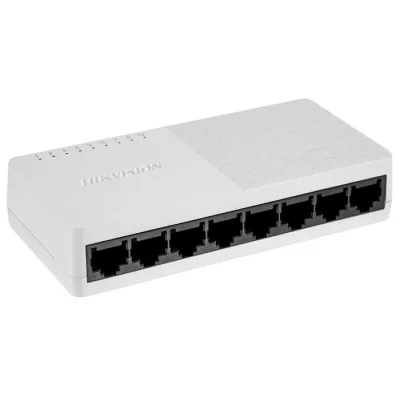 SWITCH DIN PLASTIC, 8 PORTURI GIGABIT RJ45