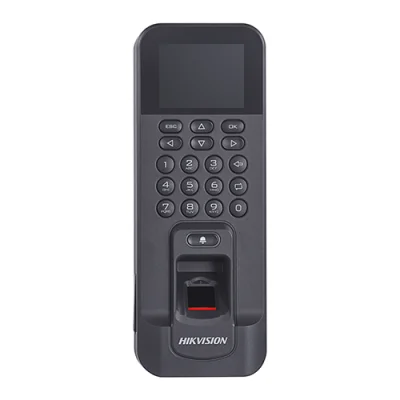 Terminal control acces cu pontaj, LCD 2.4 inch., PIN/M1, Wiegand 26/34, RS485, WiFi - HIKVISION DS-K1T804AMF