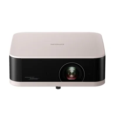 Videoproiector inteligent portabil Epson Lifestudio EF-61R, 700 lumeni, 5.000.000:1, Sound by Bose, GoogleTV, roz cuart