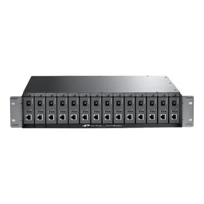 Suport rackabil pentru convertoare media TP-Link TL-FC1420, 14 sloturi - TP-Link FC1420