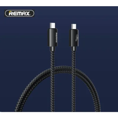 Cablu USB4.0 Type-C tata-tata de 1m, 40Gbps, RC-C039, Remax