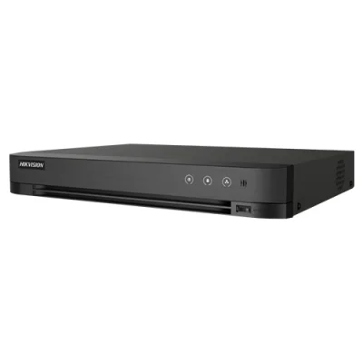 DVR AcuSense, 4 ch analog max. 4K+ 2 ch IP max. 4K, Alarma I/O - HIKVISION iDS-7204HUHI-M1-X(4A+4/1ALM)