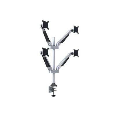 Suport 4 monitoare Gas Lift Multibrackets  MB-7228, 15"-32", min.2 - max.10 kg/monitor, argintiu
