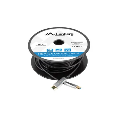 Cablu HDMI 40m prin fibra optica, 4K, CA-HDMI-20FB-0400-BK