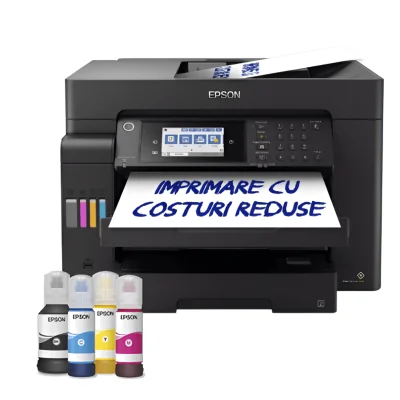 Multifunctionala jet de cerneala Epson EcoTank L15150, Wifi, A4 cu ADF și fax