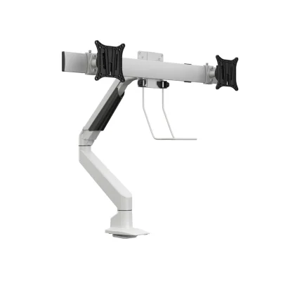 Suport Monitor dublu Gas Lift Multibrackets MB-5945, 15-28", alb, min. 2 - max. 10 kg