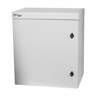 Cabinet rack exterior 12U 19'' 600x450, capacitate incarcare 300 kg, IP55, IK10 - ASYTECH Networking ASY-12U-6045EXIP55