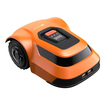 Robot de tuns iarba, 3 lame de taiere, capacitate de acoperire 600m2, cu fir perimetral - EZVIZ CS-R64-A11