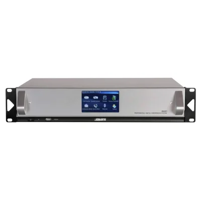 Controller Inteligent de Audioconferinta DSPPA D6201, cu ecran touch de 4.3", max.4096 microfoane, DSP, TCP/IP