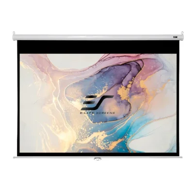 Ecran de proiectie perete/tavan, manual, 222 x 125, EliteScreens M100XWH-E24, 16:9, alb
