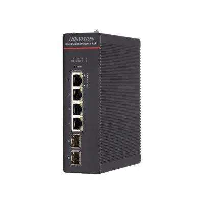 SWITCH INDUSTRIAL MANAGED, 4 X POE, 2 X SFP