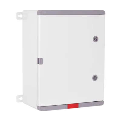 Cutie distributie IP67 din ABS gri, usa mata, placa metalica, 300x400x220 mm PD304022
