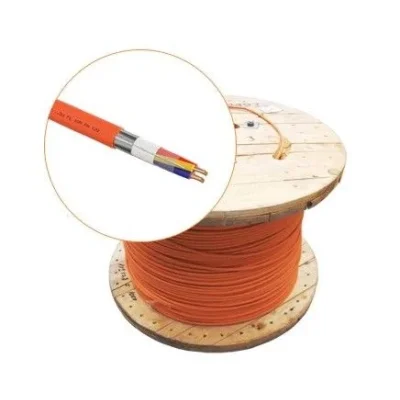 Cablu sisteme antiincendiu ecran metalic 2 x 2 x 0.8 mm² JE-H(St)H FE 180 E90, 2x2x08