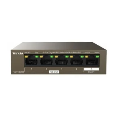 SWITCH 4 PORTURI POE OUT, 1 PORT POE IN
