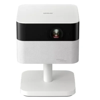 Videoproiector inteligent portabil Epson Lifestudio Flex EF-71,1000 lumeni, 5.000.000:1,Sound by Bose,GoogleTV, alb
