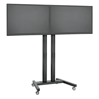 Stand TV mobil  Vogels pentru podea SidebySide  (Negru sau Gri)