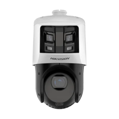Deep Learning, DarkFighter, ColorVu - Camera IP, 6+4MP, 25X, IR 100m, WL 30m, Alarma - HIKVISION DS-2SE4C425MWG-E26F0