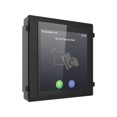 Modul afisaj IPS touch screen, 4 inch,  pentru Interfon modular - HIKVISION DS-KD-TDM