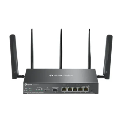 Router 4G+, Wi-Fi 6, AX3000, Nano SIM, 1 x SFP Gigabit, 5 x RJ45 Gigabit - TP-Link Omada ER706W-4G