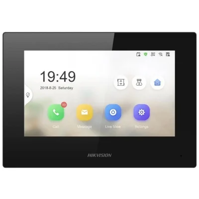 MONITOR 7 INCH, 1024 X 600, POE, CULOARE NEAGRA