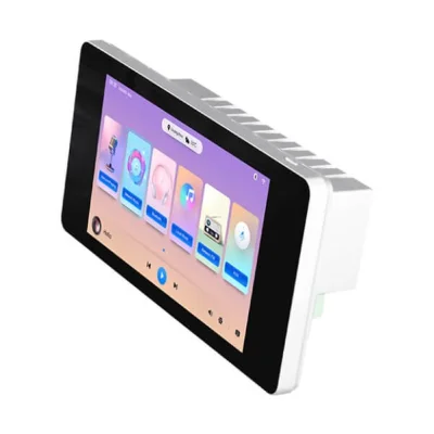 Amplificator stereo de perete 2x20W, Android cu Touchscreen 5.5", Network Radio/Bluetooth/AUX/RJ45, DSPPA DM838II